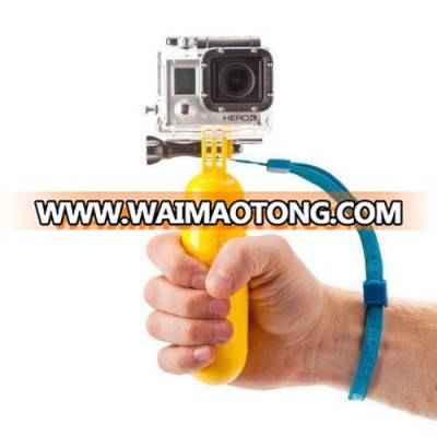 New arrival Hot sell Gopro Bobber Floating Handheld Stick Floaty Grib with Wrist strap for GoPro Hero3-2-1